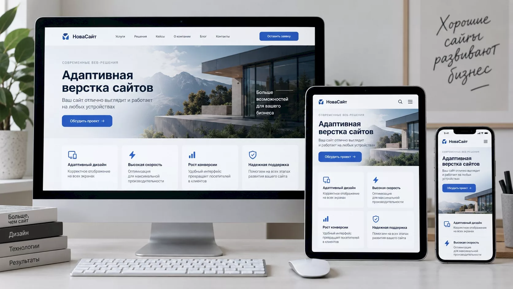 Проверка адаптивной верстки сайта