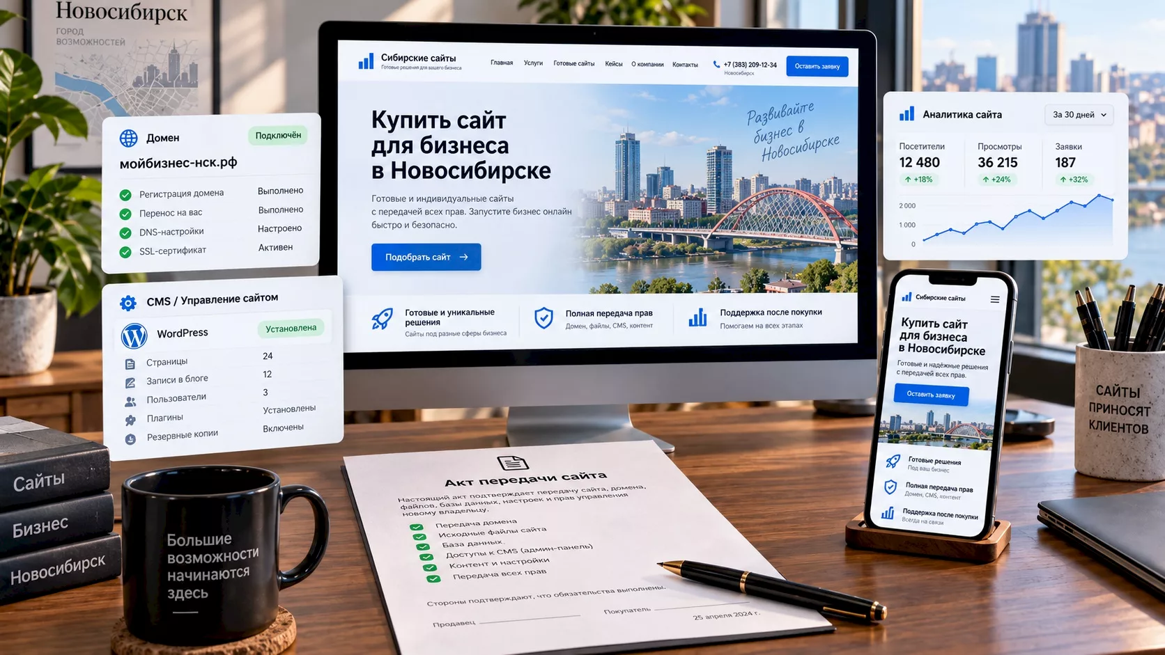 Купить сайт в Новосибирске